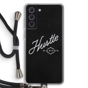 Hustle: Samsung Galaxy S21 FE Transparant Hoesje met koord