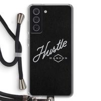 Hustle: Samsung Galaxy S21 FE Transparant Hoesje met koord
