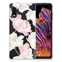 Samsung Xcover Pro TPU Case Lovely Flowers - thumbnail