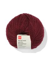 HEMA Acryl-wol Garen Bordeaux Rood 100gram 165meter