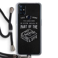 Life: OnePlus Nord N10 5G Transparant Hoesje met koord
