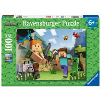 Ravensburger Minecraft puzzel - 100 XXL stukjes - thumbnail