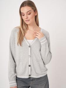 Vest strependetail en zakken in katoenmix