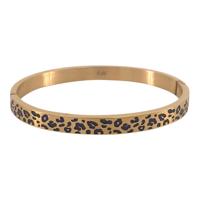 Kalli Bangle Armband Panter Goud