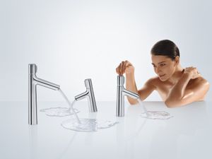 Hansgrohe Talis Select S wastafelkraan met pop-up waste chroom