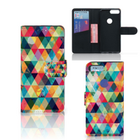 Alcatel 1S (2019) Telefoon Hoesje Geruit - thumbnail