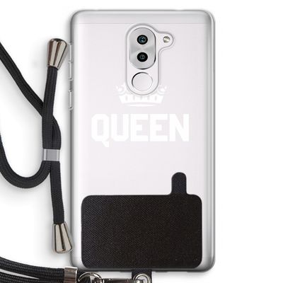 Queen zwart: Honor 6X Transparant Hoesje met koord