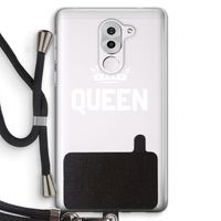 Queen zwart: Honor 6X Transparant Hoesje met koord