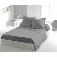 Beddengoedset HOME LINGE PASSION Flat sheet Grijs Bed van 180/200
