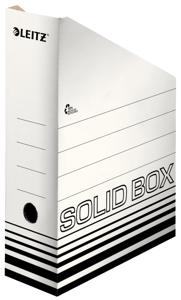 Leitz Solid 4607 4607-00-01 Tijdschriftencassette DIN A4 Wit, Zwart Karton 1 stuk(s)