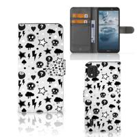 Telefoonhoesje met Naam Nokia C2 2nd Edition Silver Punk