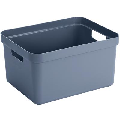 Sunware opbergbox Sigma - kunststof - 32 liter - donkerblauw - opberg dozen/bakken