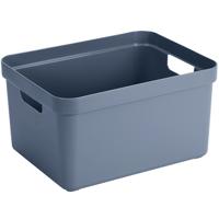 Sunware opbergbox Sigma - kunststof - 32 liter - donkerblauw - opberg dozen/bakken