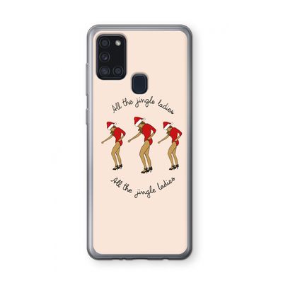 Jingle Ladies: Samsung Galaxy A21s Transparant Hoesje