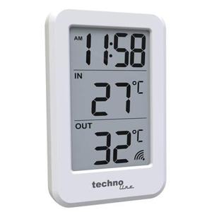 Thermometer Technoline WS 9172 70x110x22mm wit met 1 buitensensor 100m