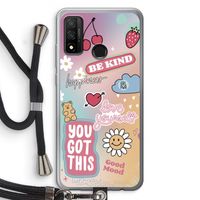 Positivity: Huawei P Smart (2020) Transparant Hoesje met koord