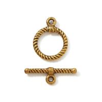 Darice • metal toggle rope gold