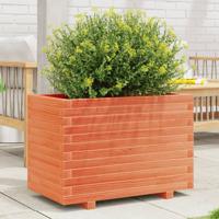 VidaXL Plantenbak 70x40x49,5 cm massief grenenhout wasbruin