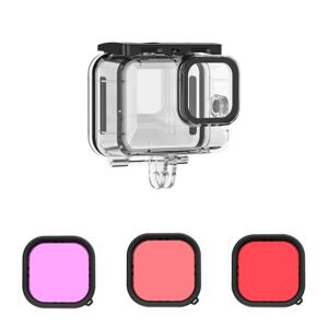 Telesin Waterproof Housing with Lens Filterset for Gopro Hero 9/10/11/12