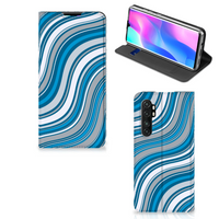 Xiaomi Mi Note 10 Lite Hoesje met Magneet Waves Blue