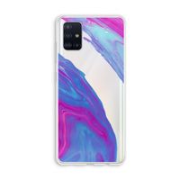 Zweverige regenboog: Galaxy A51 4G Transparant Hoesje