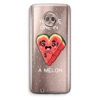 One In A Melon: Motorola Moto G6 Transparant Hoesje