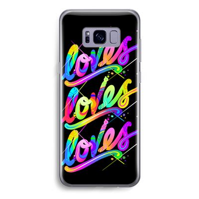 Loves: Samsung Galaxy S8 Transparant Hoesje