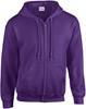 Gildan G18600 Heavy Blend™ Adult Full Zip Hooded Sweatshirt - Purple - XXL