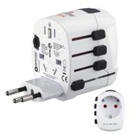 Universele adapter Hama TRAVEL Wit