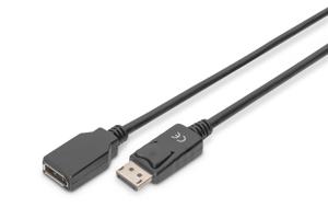 Digitus AK-340200-020-S DisplayPort-kabel DisplayPort Verlengkabel DisplayPort-stekker, DisplayPort-bus 2.00 m Zwart