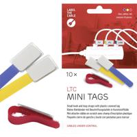 Kabelhouder Label the Cable 2530 Blauw, Geel, Rood