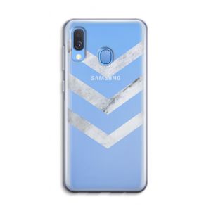 Marmeren pijlen: Samsung Galaxy A40 Transparant Hoesje