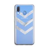 Marmeren pijlen: Samsung Galaxy A40 Transparant Hoesje