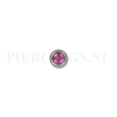Balletje 1.6 mm roze