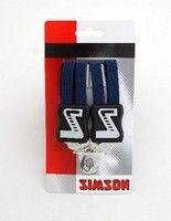 Simson Snelbinder trio kort met 3 binders - marine blauw