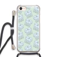 Octopussen: iPhone 7 Transparant Hoesje met koord
