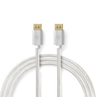 Nedis DisplayPort-Kabel | DisplayPort Male naar DisplayPort Male | 2 m | 1 stuks - CCTB37014AL20 CCTB37014AL20 - thumbnail