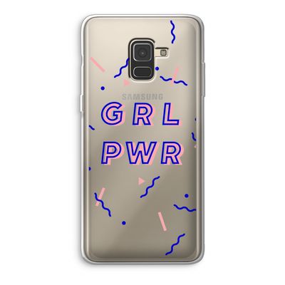 GRL PWR: Samsung Galaxy A8 (2018) Transparant Hoesje
