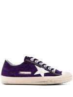 Golden Goose baskets V-Star en velours - Violet