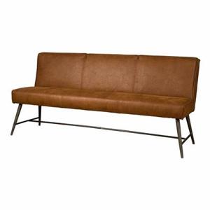 Anli-Style Tower living Belmonte bench 185 - fabric cherokee 8 cognac