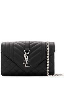 Saint Laurent sac porté épaule monogrammé - Noir