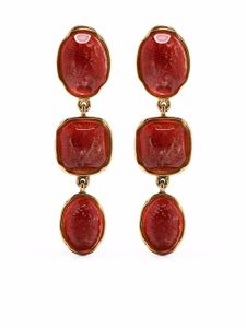 Goossens boucles d'oreilles Cabochons à fermeture clip - Rose