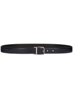 Dolce & Gabbana logo-print leather belt - Bleu