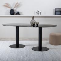 Nohr Ovale Eettafel 'Wai' Marmerlook, 180 x 100cm