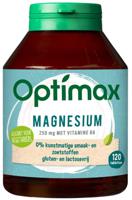 Optimax Magnesium citraat 250 mg + vit B6 (120 tab)