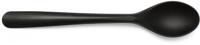 Conpax Folia dessertlepel, herbruikbaar, uit CPLA, 14,5 cm, zwart, pak van 50 stuks