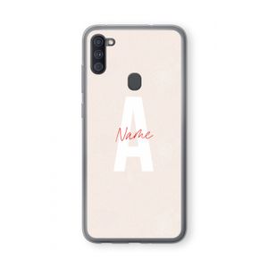 Strawberry Milkshake: Samsung Galaxy A11 Transparant Hoesje