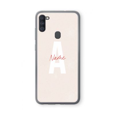 Strawberry Milkshake: Samsung Galaxy A11 Transparant Hoesje