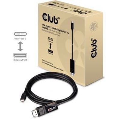 CLUB3D cac-1557 USB C Displayport 1.4 Zwart
