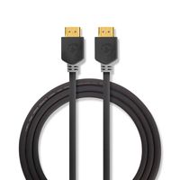 High Speed HDMI-kabel met Ethernet | HDMI-connector - HDMI-connector | 5,0 m | Antraciet